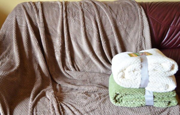 Плед покрывало из бамбуковых волокон Koloco Silk Bamboo Коричневый - Зображення 3