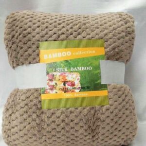 Плед покрывало из бамбуковых волокон Koloco Silk Bamboo Коричневый
