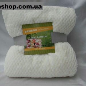 Плед покрывало из бамбуковых волокон Koloco Silk Bamboo Молочный
