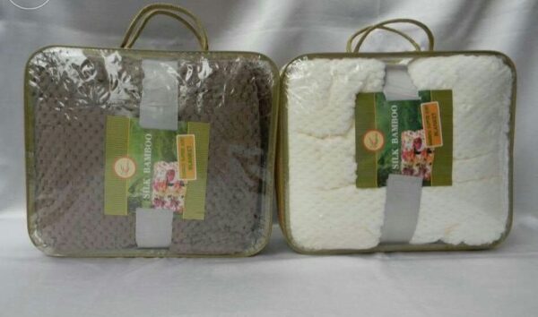 Плед покрывало из бамбуковых волокон Koloco Silk Bamboo Коричневый - Зображення 2