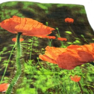 Микрофибра ELWAY1.5-я Маки 3D