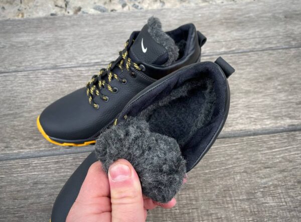 Чоловічі шкіряні зимові кросівки Nike Код: N 22/9 - Зображення 7