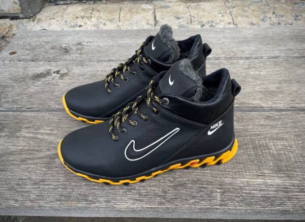 Чоловічі шкіряні зимові кросівки Nike Код: N 22/9