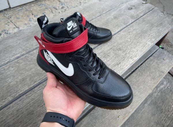 Чоловічі шкіряні зимові кросівки Nike Код: Б01-06/5 - Зображення 7