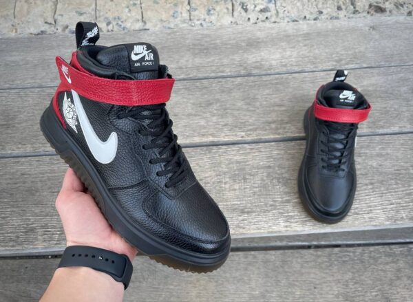 Чоловічі шкіряні зимові кросівки Nike Код: Б01-06/5 - Зображення 8