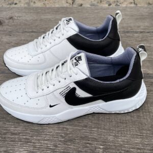 Чоловічі шкіряні кросівки Nike Код: 01-15/6 бел