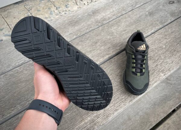 Чоловічі шкіряні кросівки Adidas Код: А-1 хаки - Зображення 7