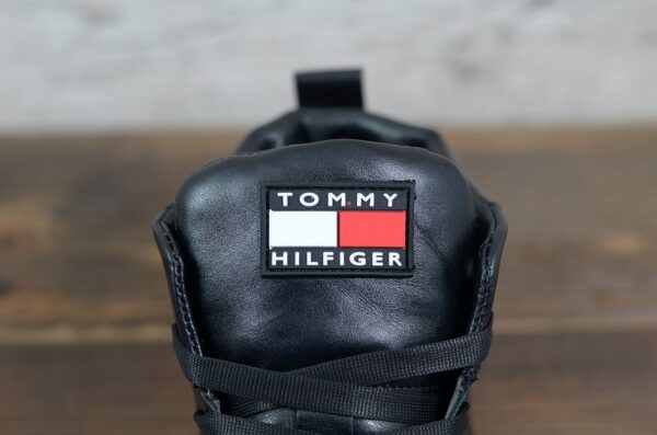 Мужские кожаные зимние ботинки Tommy Hilfiger Код: Т90 чер - Зображення 8