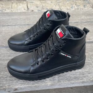 Чоловічі шкіряні черевики Tommy Hilfiger Код: 103 ч.т.