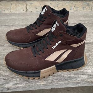 Чоловічі шкіряні зимові черевики Reebok Код: R16 кор/бот