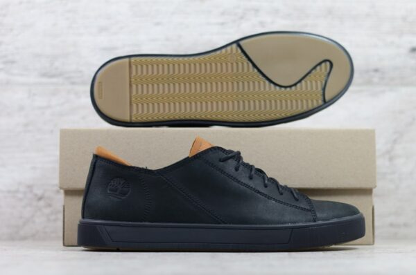 Мужские кожаные кеды Timberland Код: Т77 чер - Зображення 7