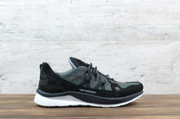 Мужские кожаные кроссовки New Balance Код: NZ сер - Зображення 4