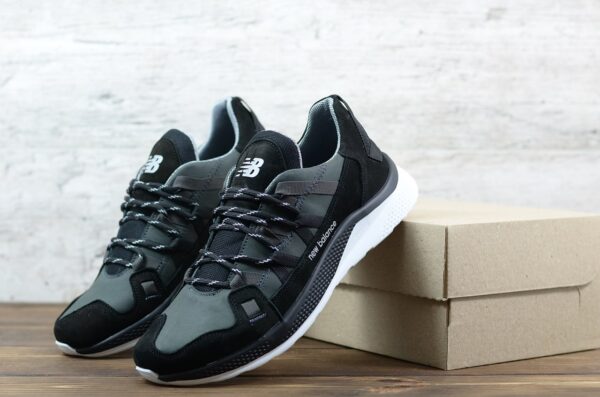 Мужские кожаные кроссовки New Balance Код: NZ сер - Зображення 5