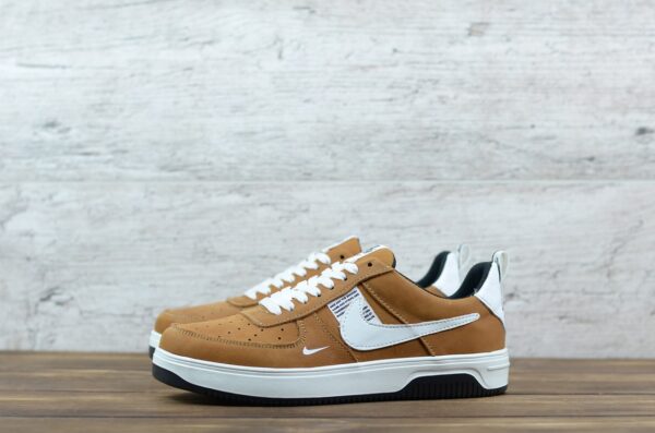 Мужские кожаные кеды Nike (Топ качество) Код: 01-15/43 кор - Зображення 3