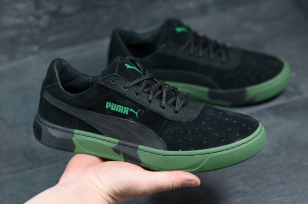 Мужские замшевые кеды Puma Код: РЗ зел - Зображення 4