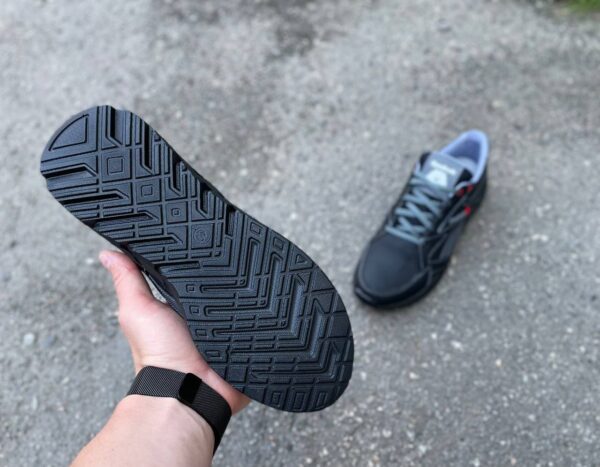 Чоловічі шкіряні кросівки Reebok Код: 214 чер/сер - Зображення 6