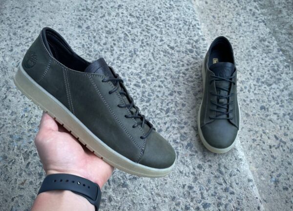 Чоловічі шкіряні кеди Timberland Код: Т77 ол/п - Зображення 3