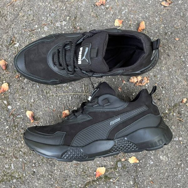 Мужские кожаные кроссовки Puma Код: РК-1 сер - Зображення 8