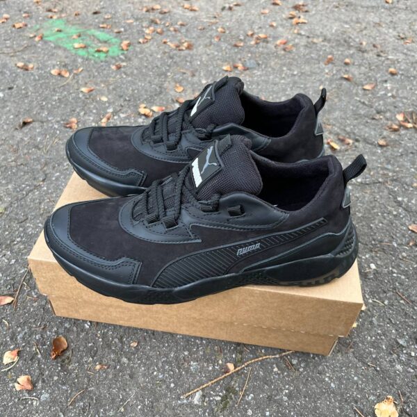 Мужские кожаные кроссовки Puma Код: РК-1 сер - Зображення 9
