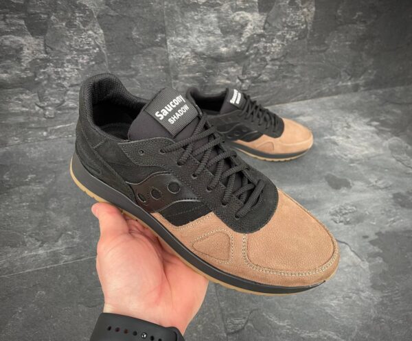 Чоловічі шкіряні кросівки Saucony Код: 01-71/8 чер/кор - Зображення 8