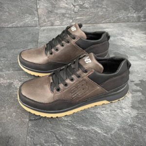 Чоловічі шкіряні кросівки New balance Код: 95 чер/кор