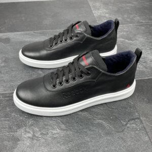 Чоловічі шкіряні кеди Reebok Код: R37 чер