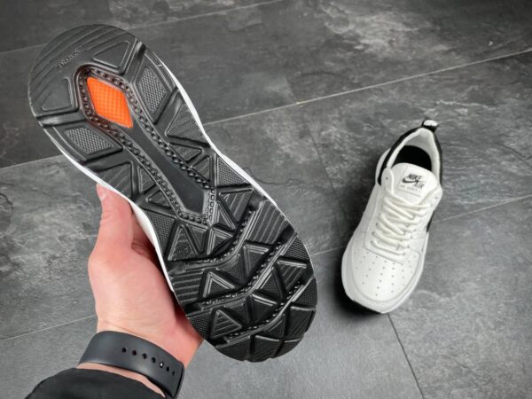 Чоловічі шкіряні кросівки Nike Код: 113 чорний/білий - Зображення 6