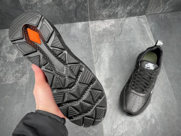 Чоловічі шкіряні кросівки Nike Код: М111 чор - Зображення 4