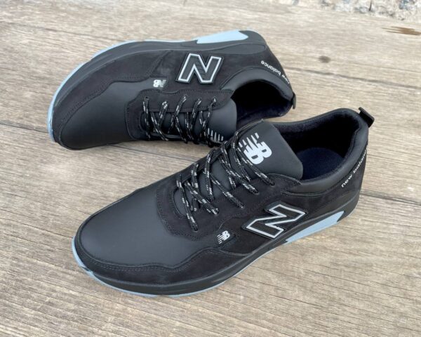 Чоловічі шкіряні кросівки New Balance Код: NB сірий - Зображення 2