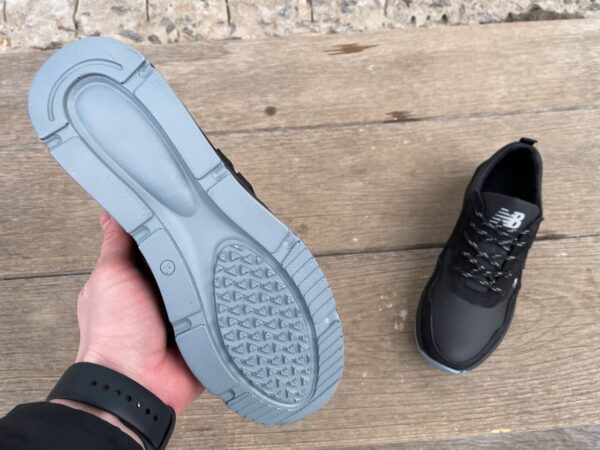 Чоловічі шкіряні кросівки New Balance Код: NB сірий - Зображення 6