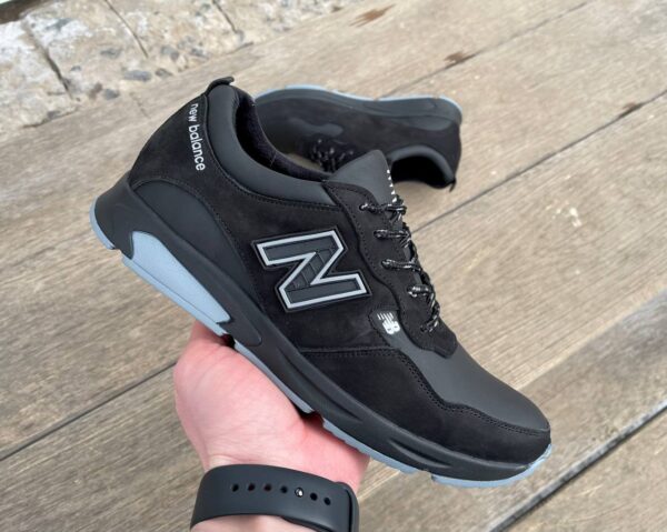 Чоловічі шкіряні кросівки New Balance Код: NB сірий - Зображення 7
