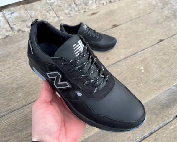 Чоловічі шкіряні кросівки New Balance Код: NB сірий - Зображення 8