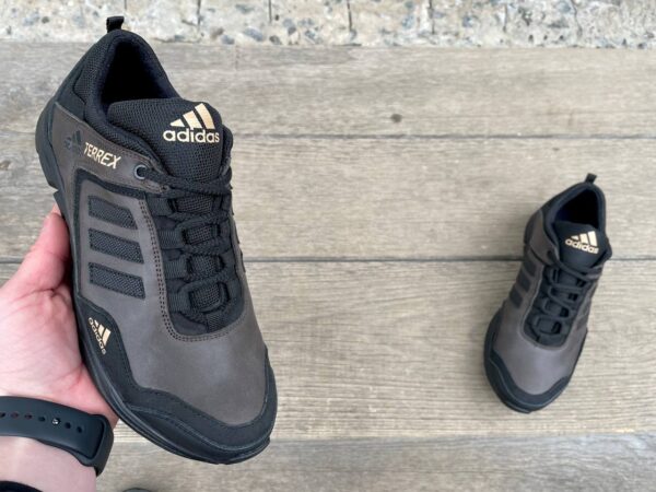 Чоловічі шкіряні кросівки Adidas Код: А-1 кор - Зображення 6