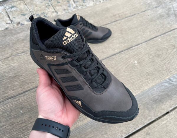 Чоловічі шкіряні кросівки Adidas Код: А-1 кор - Зображення 8