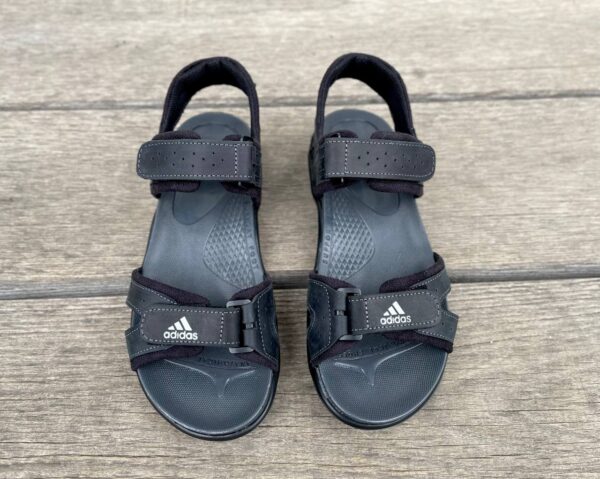 Чоловічі шкіряні сандалі Adidas Код: F50-1 чор - Зображення 2