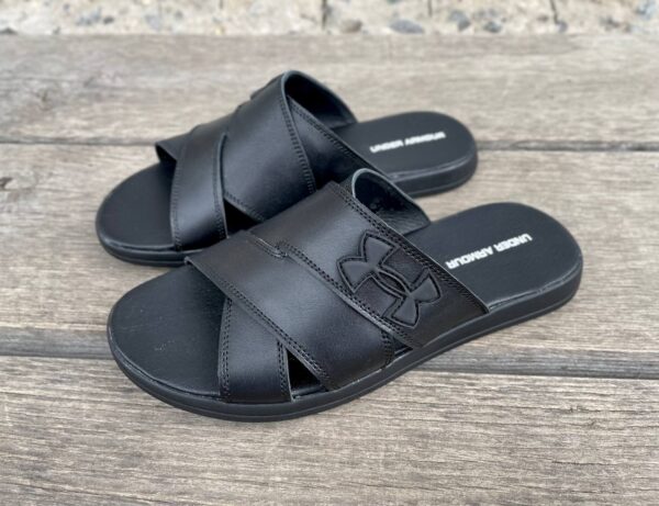 Чоловічі шкіряні шльопанці Under Armour Код: Ш36 U.A