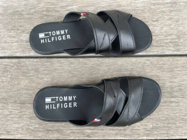 Чоловічі шкіряні шльопанці Tommy Hilfiger Код: Л9 - Зображення 3