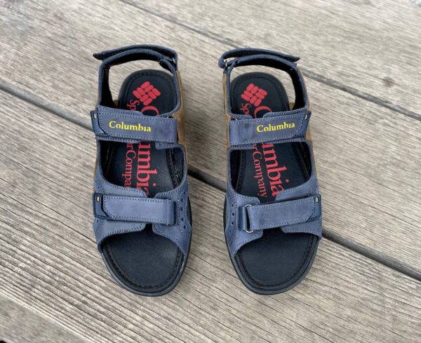 Чоловічі шкіряні сандалі Columbia Код: 70 син/ол - Зображення 7